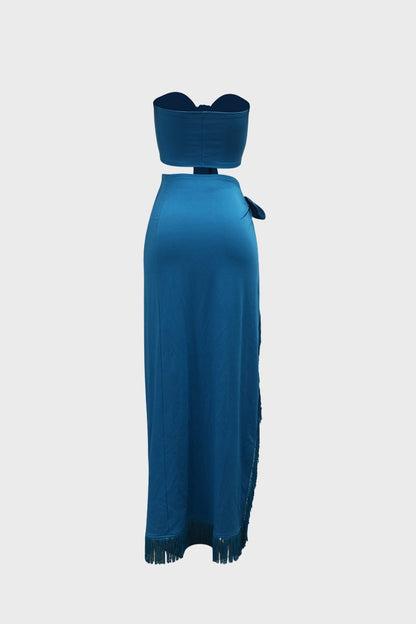 Wrap Skirt Set