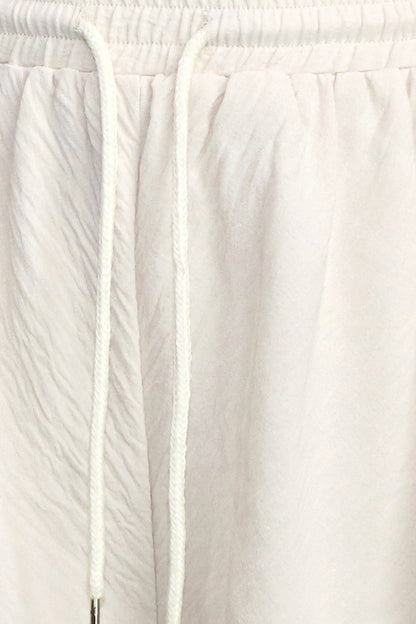 Layered Drape Wide Leg Pant