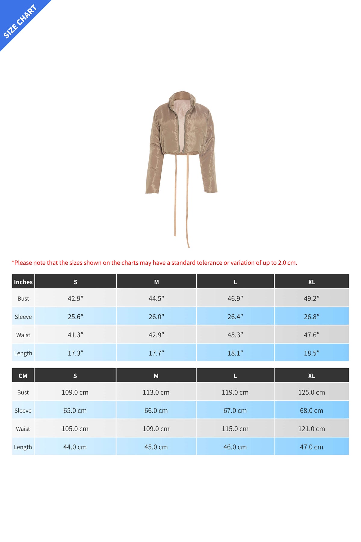 Solid Zip-Up Fitted Cotton Puffer Jacket