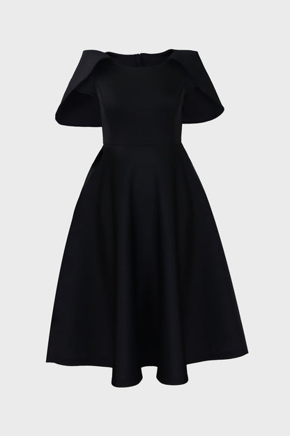 Fit-And-Flare Midi Dress