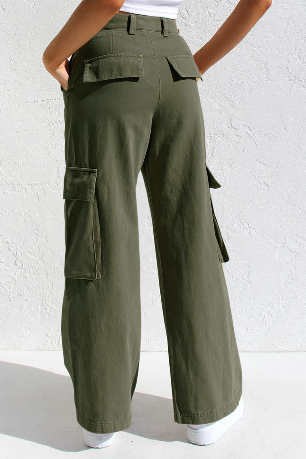 Multi Pocket Cargo Style Women’s Denim Pants