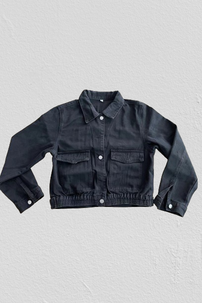 Denim Cropped Jacket