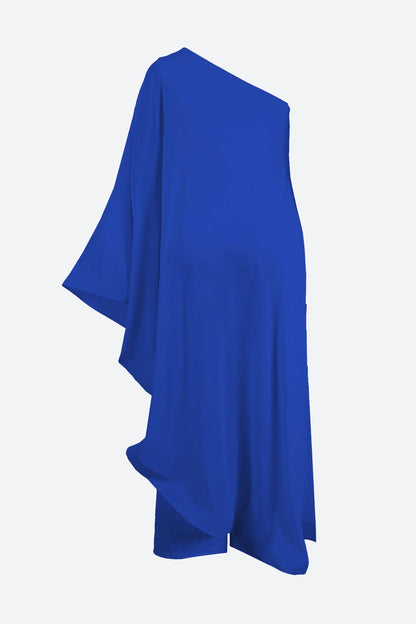One Shoulder Batwing Jumpsuits