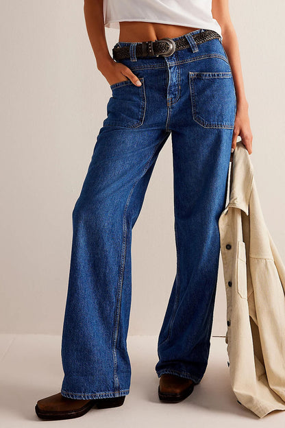 Classic Mid-Rise Comfort Jeans