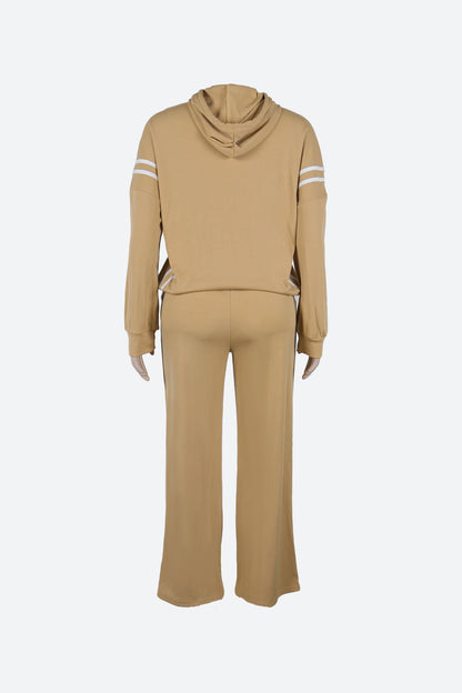 Stripe Hoodie & Pants Set