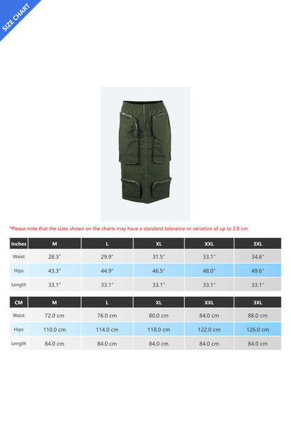 Cargo Zipper Skirt