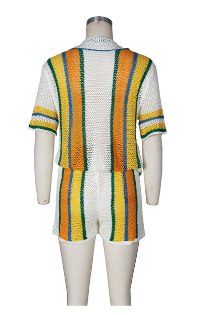 Knit 2 Piece Short set