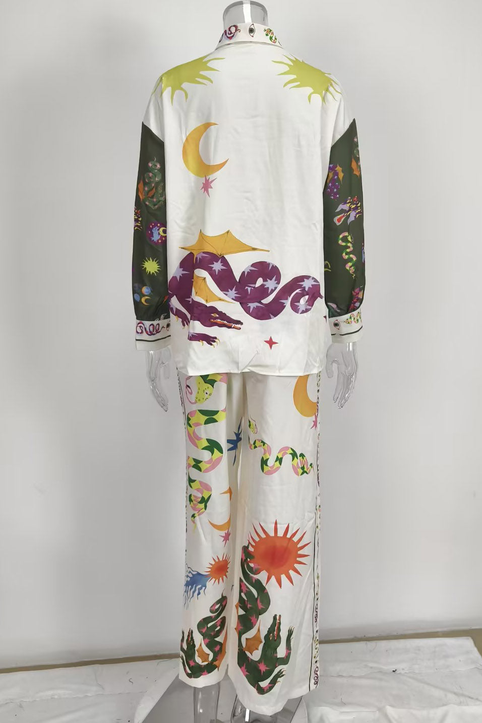 Printed Shirt and Pant Set