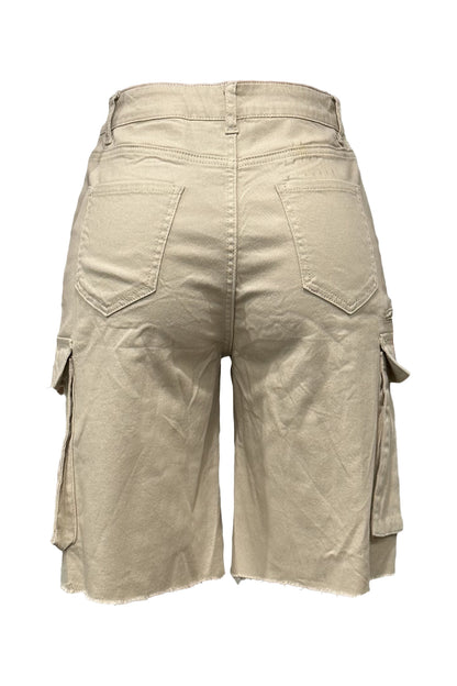 Cargo Denim Shorts