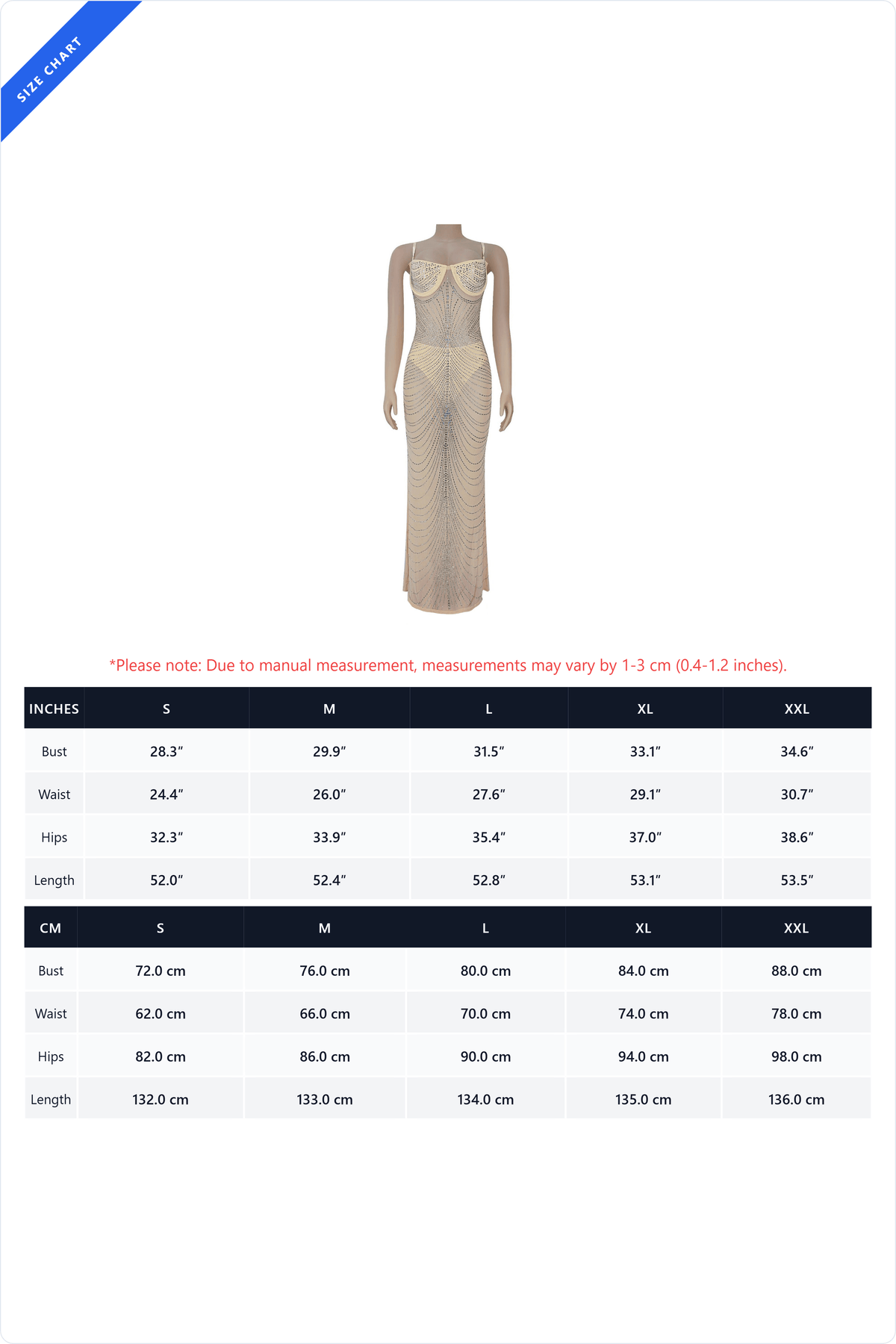 Sheer Rhinestone Bustier Maxi Dress
