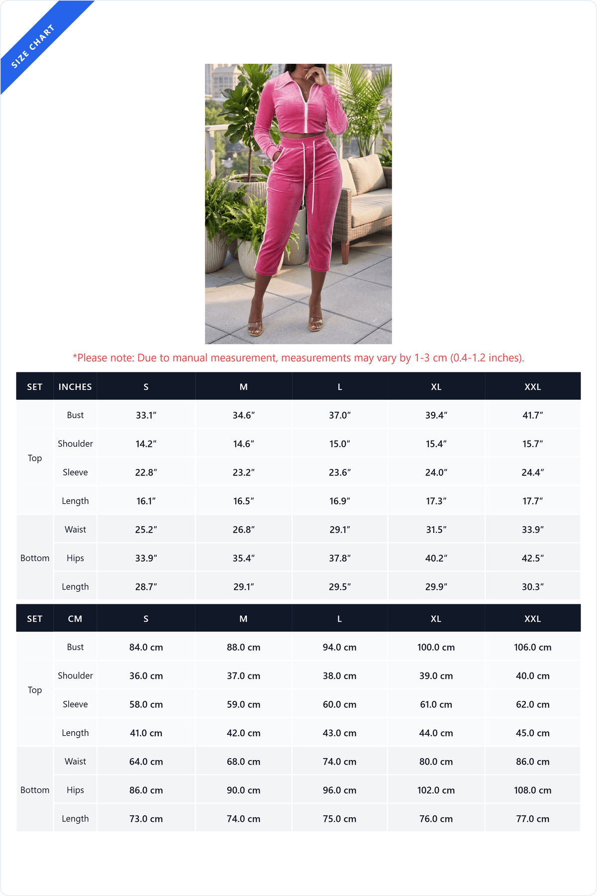 Velour 2-Piece Tracksuit Set