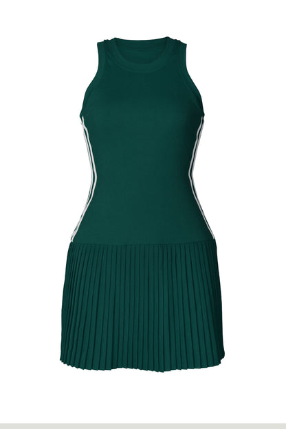 Sleeveless Bodycon Striped Mini Dress