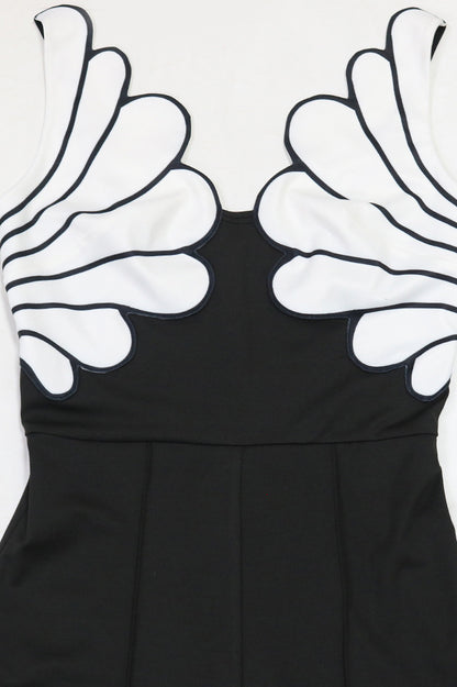 Folded Shell Sway V-Neck Wide Leg Jumpsuit