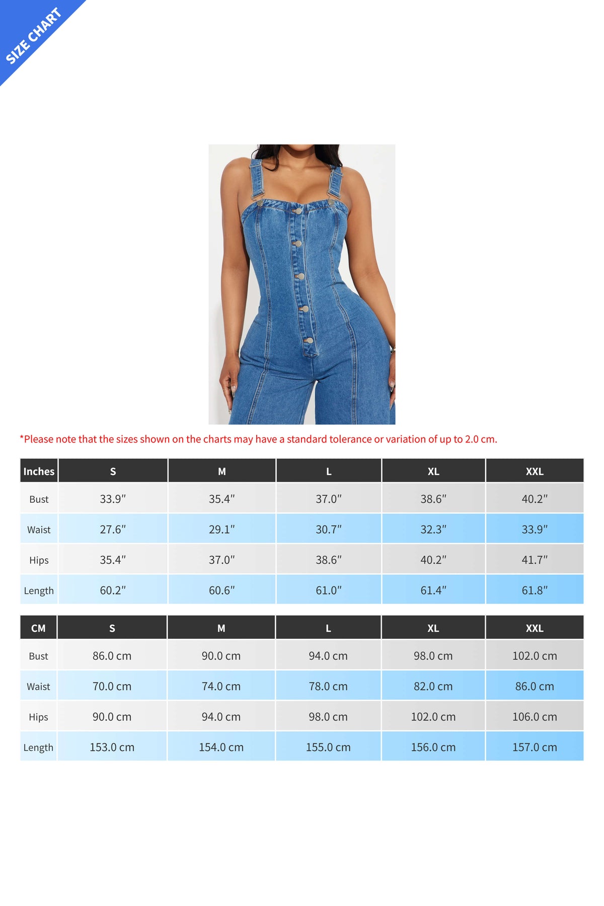 Sleeveless Denim Overall Jumpsuit