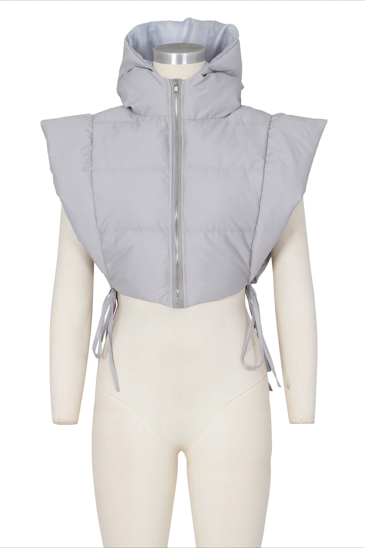 Self Tie Puffer Vest