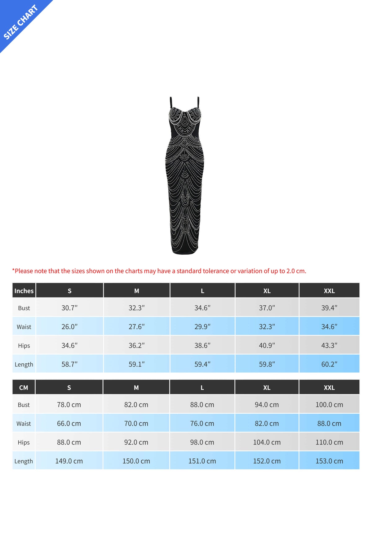 Rhinestone Chandelier Bustier Maxi Dress