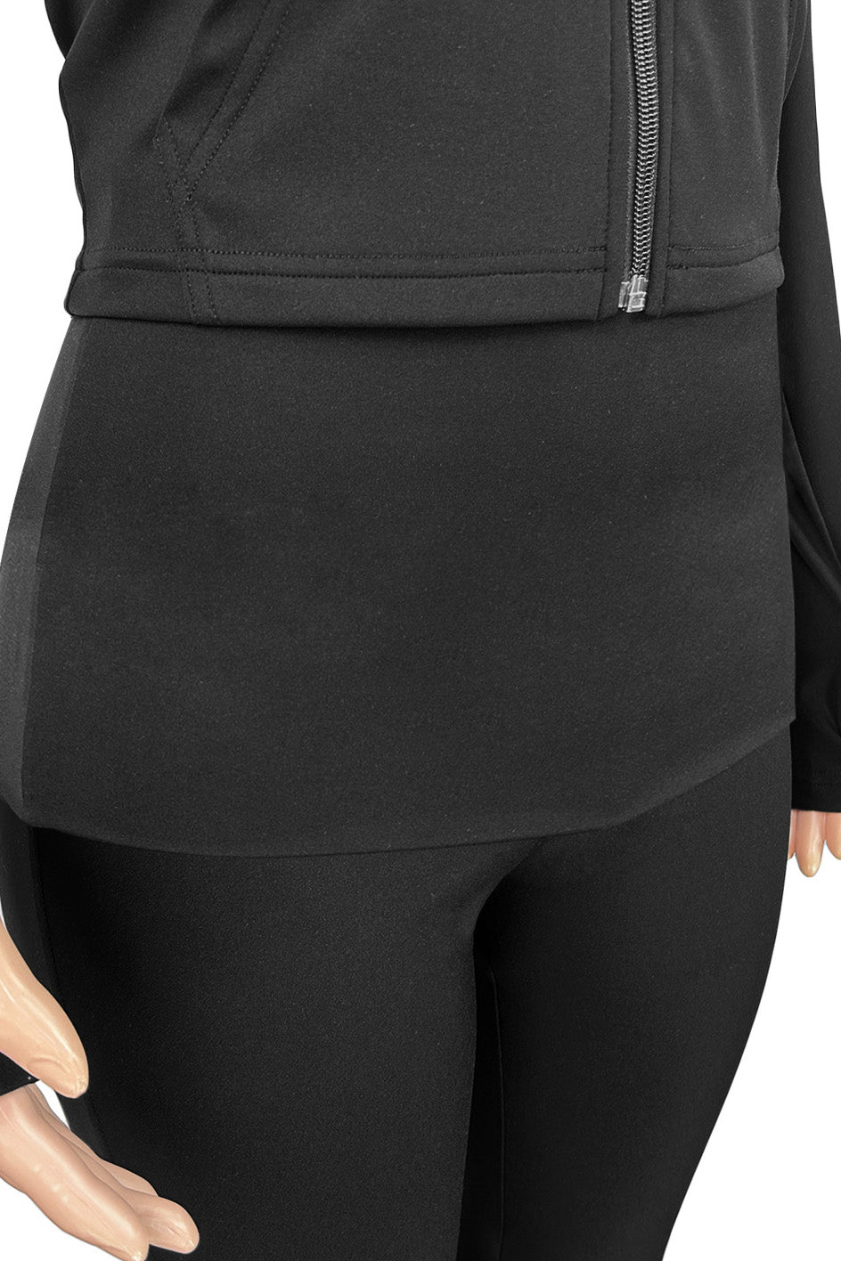 Sculpted Foldover Waist Flare Pants Set