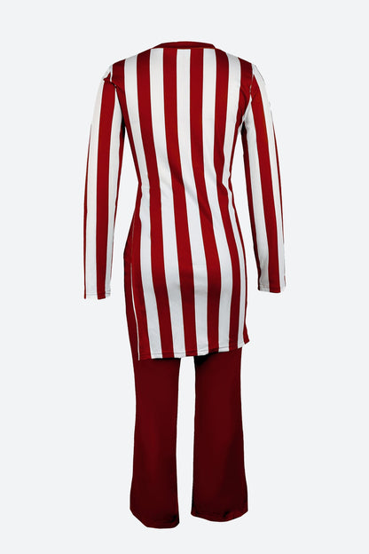 Striped T Shirts & Pants Set
