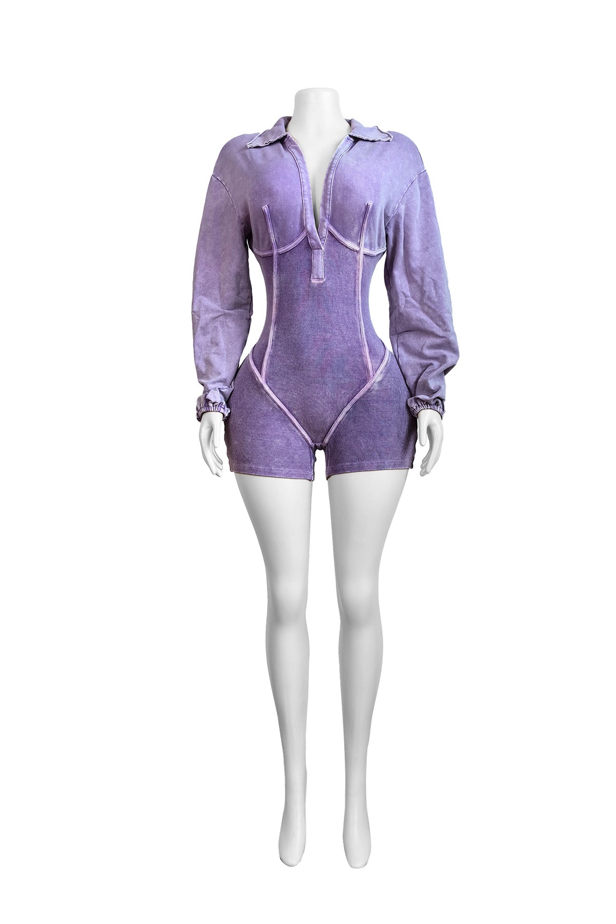 Wash Rib Romper
