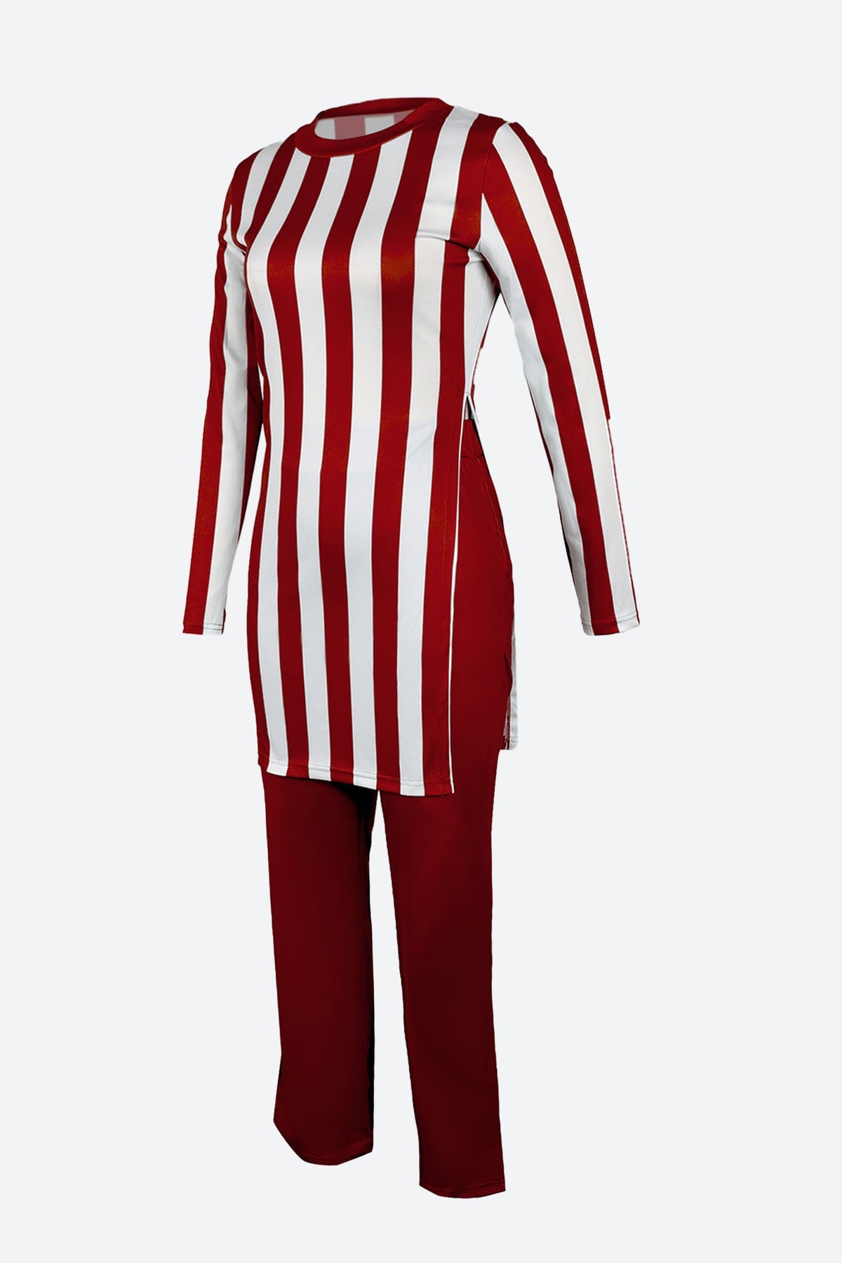 Striped T Shirts & Pants Set