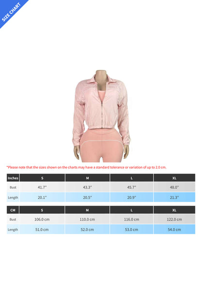 Retro Sport Cropped Track Jacket