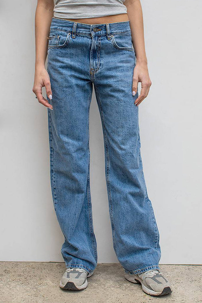 High Waist Loose Wide Leg Denim Jeans