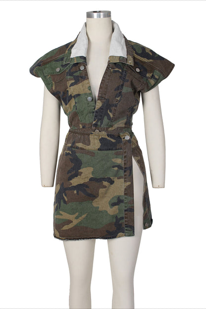 Camo Skirt Set