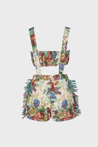 Vintage Tube Top & Overall Set